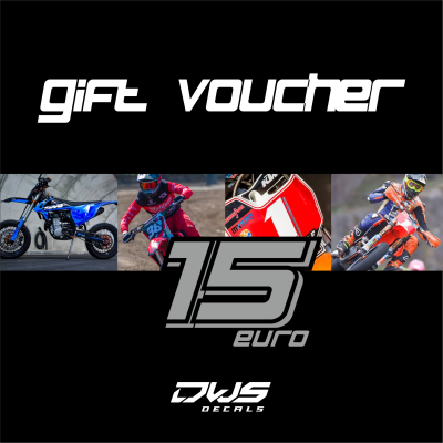 gift voucher 15 fifteen euro dws decals kadobon gift card