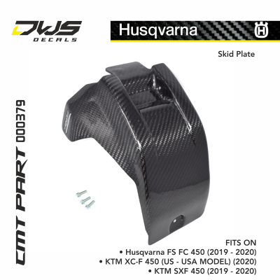 cmt carbon skidplate 450 husqvarna 2019