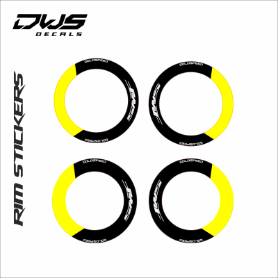 SMF wheel rim velg stickers dws decals