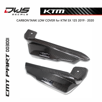 ktm cmt low tank cover 125 2019 2020 dws decals