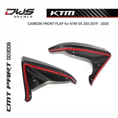 DWS Decals dwsdecals CARBON FRONT FLAP for KTM SX 250 2019 - 2020 cmt