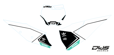 ktm sx sx-f 2019 2020 2021 125 250 350 450 500 nummerntafel number kit : front    2 side panels decals decals dws decals smf new supermotard cross mx