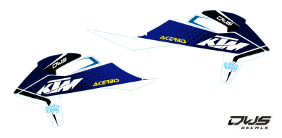 ktm radia radiator tank kappen dws decals smf supermofools sx sxf exc exc-f 2019 2020 2021
