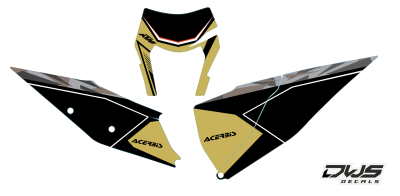 ktm exc exc-f 2019 2020 2021 125 250 350 450 500 nummerntafel number kit : front    2 side panels decals decals dws decals smf new supermotard cross mx