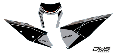 ktm exc exc-f 2019 2020 2021 125 250 350 450 500 nummerntafel number kit : front    2 side panels decals decals dws decals smf new supermotard cross mx