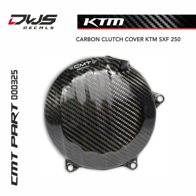 CARBON CLUTCH PROTECTION for KTM SXF 450 2019 cmt koppelingsdeksel dws decals