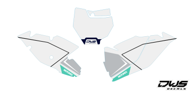 ktm nummerdelen number nummern side panels startnummer delen radia stickers decals mx sxf sx 125 250 350 450 ktm dws decals