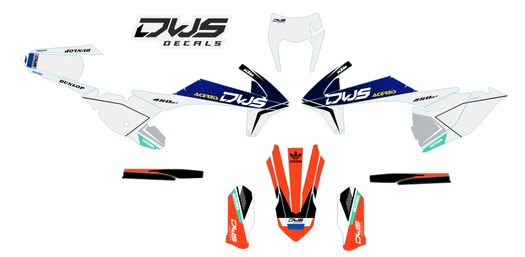 KTM EXC 125 250 350 450 500 2017-2019 Model 19