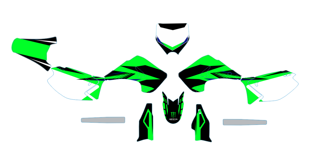 Kawasaki KX 125-250 2003/2012 Model 2 Set