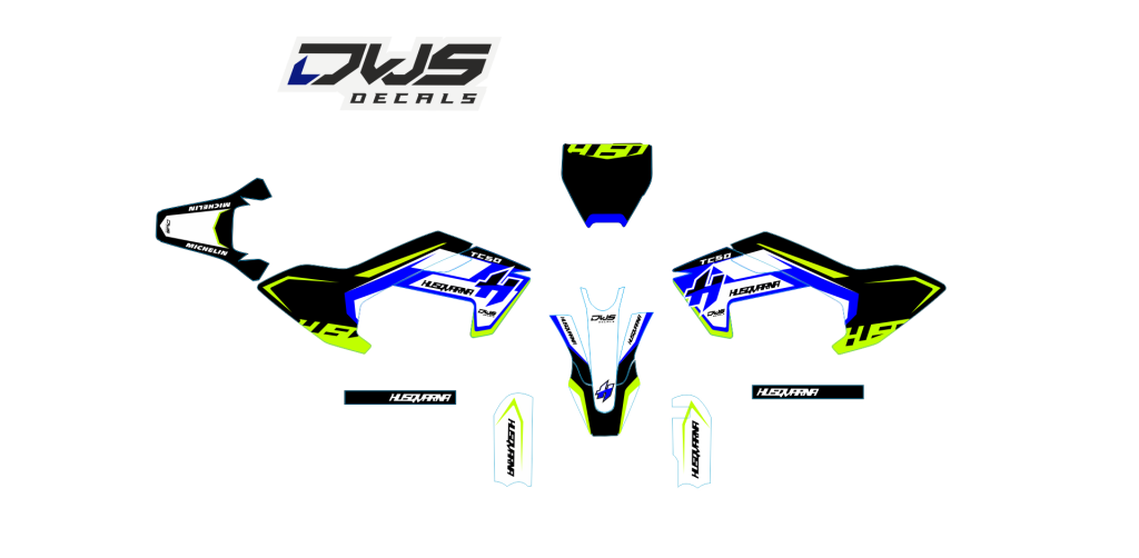 TC 50 husqvarna side panels nummers nummern startnummern cross mx dirtbike supercross 2017 2018 2019 2020 radiator trimkit front fender forkcovers rear fender