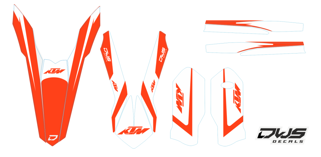 Trimset KTM EXC 125 150 250 350 450 2014/2016 model 7

 
Trimset bestaande uit: 
- Voorspatbord sticker (3 delig)
- Achterspatbord sticker (1 delig)
- Voorvorkbeschermer stickers - (2 delig)
- Brugstickers - (2 delig)