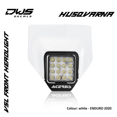HUSQVARNA FE 250 2020
HUSQVARNA FE 350 2020
HUSQVARNA FE 450 2020
HUSQVARNA FE 501 2020
HUSQVARNA TE 250I 2020
HUSQVARNA TE 300I 2020 dws decals dwsdecals headlight enduro white led