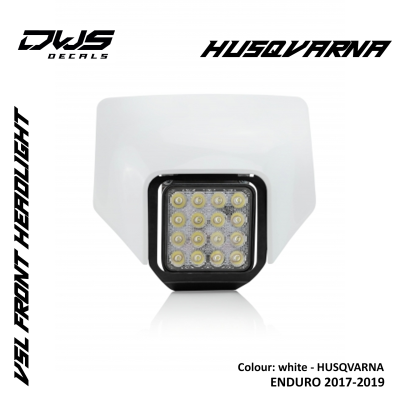 HUSQVARNA FE 250 2017 / 2018 / 2019
HUSQVARNA FE 350 2017 / 2018 / 2019
HUSQVARNA FE 450 2017 / 2018 / 2019
HUSQVARNA TE 250I 2018 / 2019
HUSQVARNA TE 300I 2018 / 2019 headlight dws decals dwsdecals white led