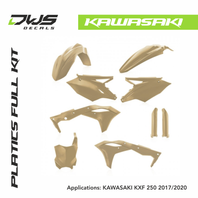 Kawasaki Plastics KX-F 250 2017/2020 Sand