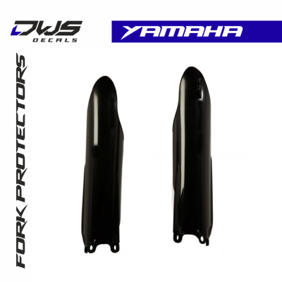 ACERBIS: REPLICA PLASTICS - YAMAHA - FORK COVERS
LOWER FORK COVERS YAMAHA YZ 125/250 08-14   YZF 08-09 - BLACK DWS Decals dwsdecals