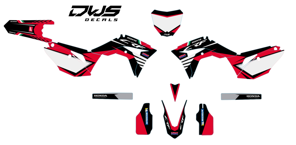 Honda CRF 250 2018  2021 CRF 450 2017/2020 Set Model 17