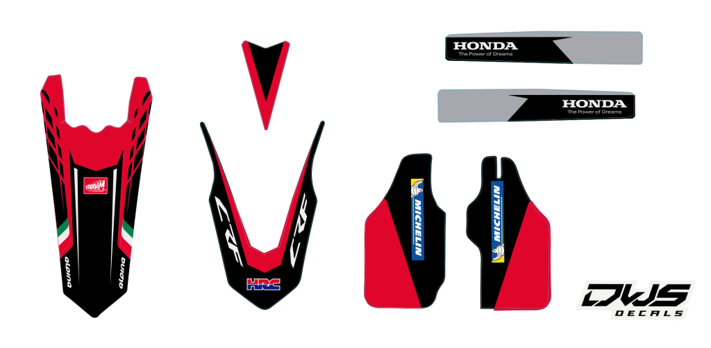 Trimset Honda CRF 250 2018 - CRF 450 R/RX 2017-2018 Set Model 17