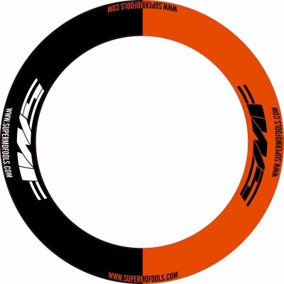 Wheel rim model 10  SMF halftone orange