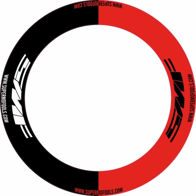 Wheel rim model 11 SMF halftone red