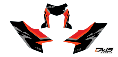 Nummerset KTM 690 SMC R 2019 Model 6
 
Nummerset bestaande uit

- Voornummer en zijnummers (5 delig)

 

number kit : side panels   front numberplate decals dws decals 