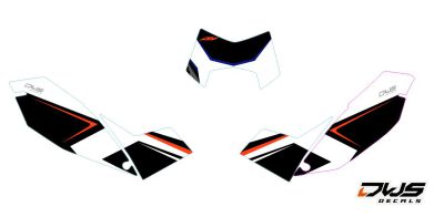 Nummerset KTM SMC 690 2008 - 2011 model 4