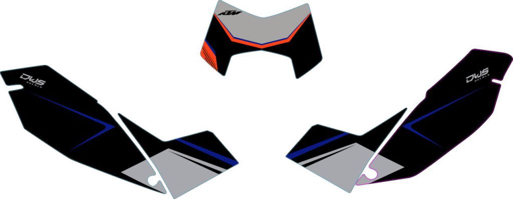 Nummerset KTM 690 SMC 2008 - 2011