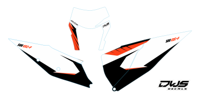 Nummerset KTM EXC 125 150 250 350 450 2020 model 25
 
Nummerset bestaande uit
- Voornummer en zijnummers (5 delig)

 

Numberkit consisting off 

- front number decal   side panels decals dws decals dirtbike exc 