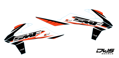 Radiaset KTM EXC 125 150 250 350 450 2020 model 25
 
Radiaset bestaande uit
- 2 radiastickers (6 delig)

 

Radiator shrouds decals dws decals dirtbike exc