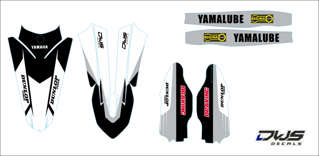 Trimset Yamaha YZF 250 2018
 

Trimset bestaande uit:
- Voorspatbord sticker (4 delig)
- Achterspatbord sticker (1 delig)
- Voorvorkbeschermer stickers - (2 delig)
- Brugstickers - (2 delig) dws decals dirtbike