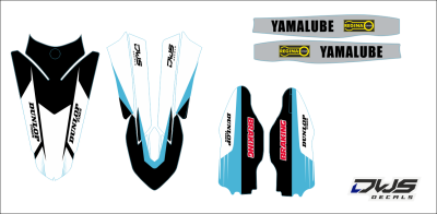 Trimset Yamaha YZF 250 2018 2021
 
Trimset bestaande uit:
- Voorspatbord sticker (4 delig)
- Achterspatbord sticker (1 delig)
- Voorvorkbeschermer stickers - (2 delig)
- Brugstickers - (2 delig) dws decals dirtbike