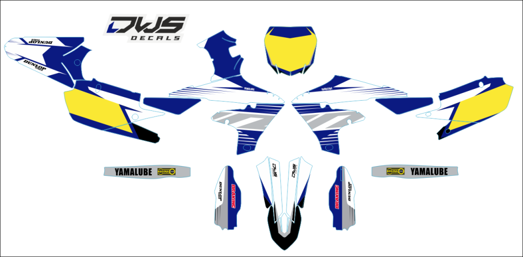 Volledige stickerset Yamaha YZF 250 2018 2019 Model 3

 
Gehele stickerset bestaande uit
- Radiaset (8 delig)
- Nummerset (7 delig)
- Trimset (9 delig)dws decals dirtbike