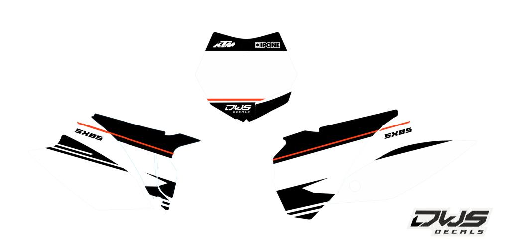 KTM SX 85 2013 2017 Model 9 nummerset 