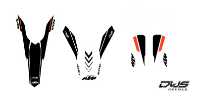 KTM SX 85 2013 2017 model 9 trimset