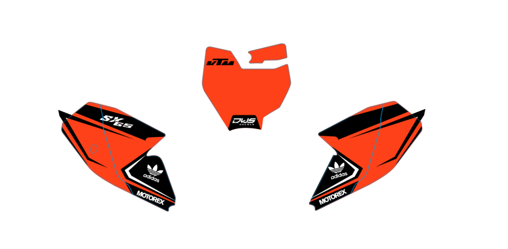 KTM SX 65 2016 2021 model 12 nummerset 