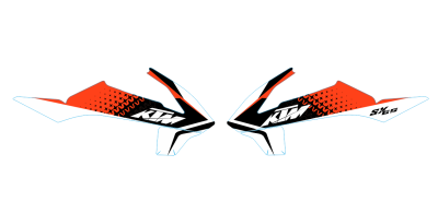 KTM SX 65 2016 2021 model 13 radiaset 