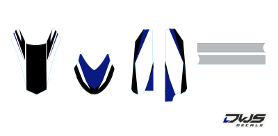 Trimset yamaha YZ 85 2015 2016 Decals dekor design graphics aufklebe stickerset nummerset dws mx