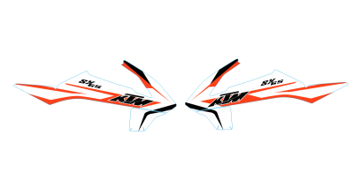 KTM SX 65 2016 2021 model 14 radiaset