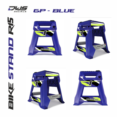 Bike Stand R15 Worx Racetech incl. custom stickers DWS decals Mx stickers custom decals blue blauw blau