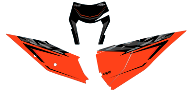 Nummerset KTM SX-F SX 125 150 250 350 450 2016/2017 Model 1
Nummerset bestaande uit
- Voornummer en zijnummers (5 delig)