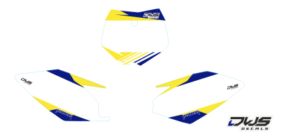 Nummerset Husaberg FE 650 2006 2007 2008 Decals dekor decore design graphics aufklebe stickerset nummerset dws mx