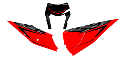 Nummerset KTM SX-F SX 125 150 250 350 450 2016/2017 Model 1
Nummerset bestaande uit
- Voornummer en zijnummers (5 delig)