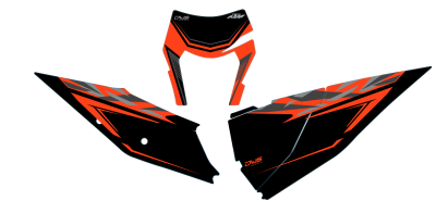 Nummerset KTM SX-F SX 125 150 250 350 450 2016/2017 Model 1
Nummerset bestaande uit
- Voornummer en zijnummers (5 delig)