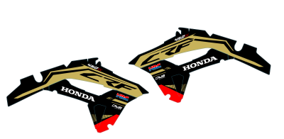 Radiaset Honda CRF 450 2013/2016 Honda CRF 250 2014/2016 Model 8
 

2017 Look! 

Radiaset bestaande uit
- 2 Radiastickers (6 delig) honda crf 450 2021 dws decals motocross enduro grapichs kit