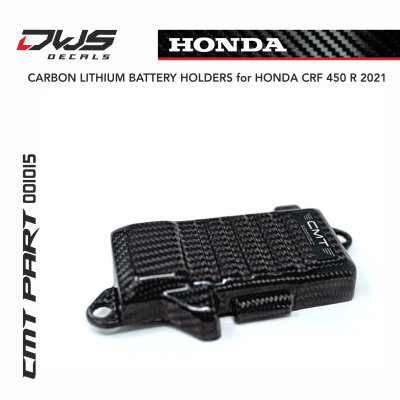 CARBON LITHIUM BATTERY HOLDERS for HONDA CRF 450 R 2021
€ 97,60
   ADD TO CART
FREE SHIPPING TO NETHERLANDS FOR ORDERS OVER 250€
COD #: 001015
FITS ON
• Honda CRF 450 R (2021)
AVAILABILITY
Low inventory
WEIGHT
20 g
DESCRIPTION
T