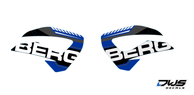 Radiaset Husaberg FE 390 450 570 2009 2010 2011 2012 Decals dekor decore design graphics aufklebe stickerset nummerset dws mx