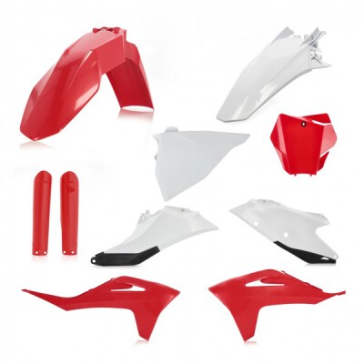 FULL KIT PLASTIC GAS GAS MC 21/22 RED/WHITE