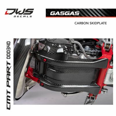 GAS GAS CARBON SKIDPLATE