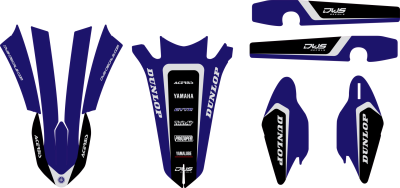 TRIMSET YAMAHA YZ 125 250 2022 MODEL 4010