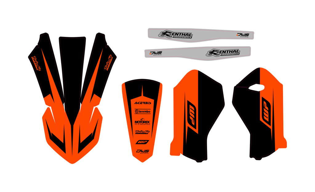KTM SX 50 2016/2022 trimset model 8
