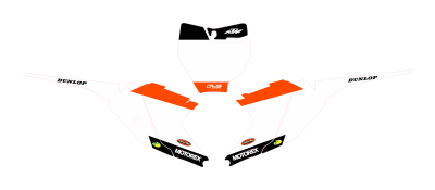 KTM SX 65 2016-2022 nummerset model 16